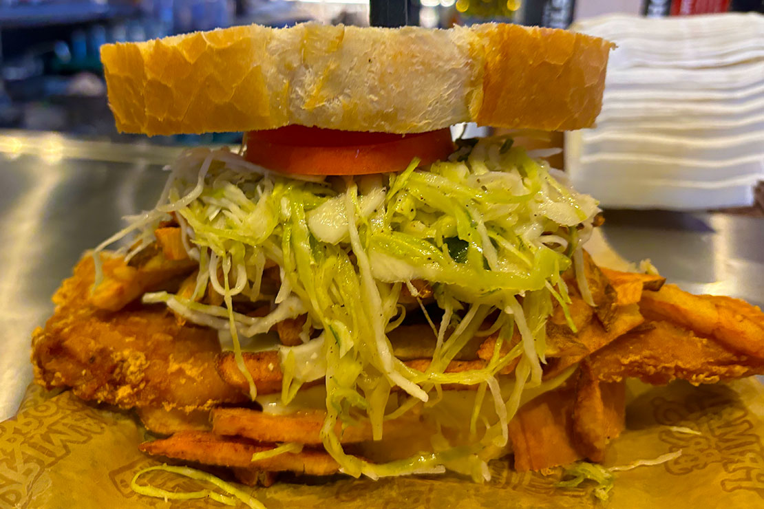 Primanti's Colossal Fish Sandwich. 