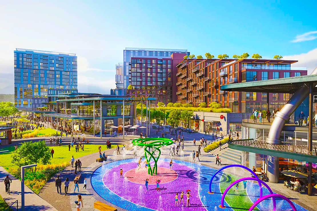 Conceptual image of propose Esplanade Development. 