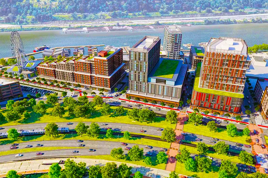 Conceptual image of propose Esplanade Development. 