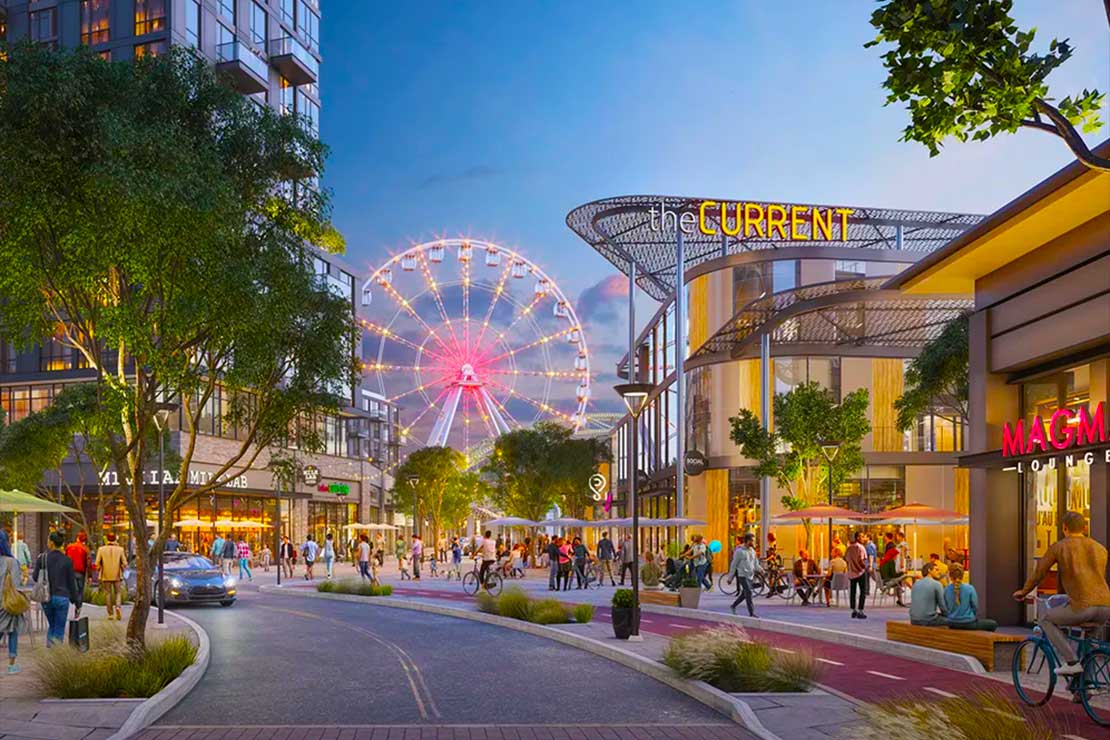Conceptual image of propose Esplanade Development. 