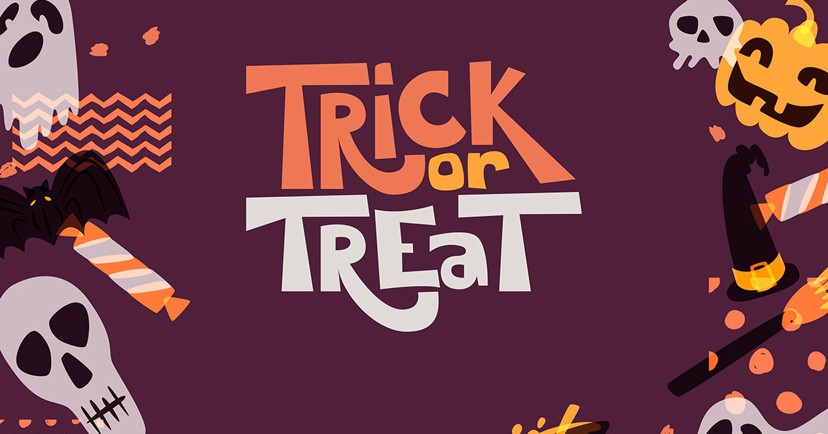 Halloween Trick or Treating Graphic